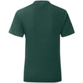 Forest Green - Back - Fruit Of The Loom Mens Iconic T-Shirt