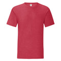 Heather Red - Front - Fruit Of The Loom Mens Iconic T-Shirt