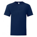 Navy - Front - Fruit Of The Loom Mens Iconic T-Shirt