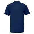 Navy - Back - Fruit Of The Loom Mens Iconic T-Shirt
