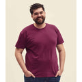 Burgundy - Back - Fruit Of The Loom Mens Iconic T-Shirt