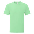 Neo Mint - Front - Fruit Of The Loom Mens Iconic T-Shirt