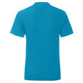 Azure - Back - Fruit Of The Loom Mens Iconic T-Shirt