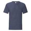 Heather Navy - Front - Fruit Of The Loom Mens Iconic T-Shirt