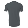 Dark Grey - Back - Bella + Canvas Adults Unisex Heather CVC T-Shirt
