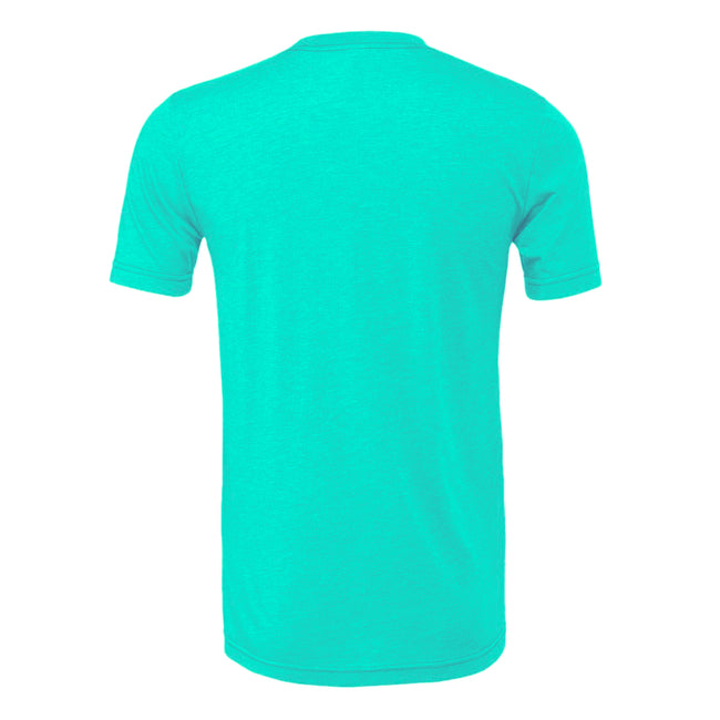 Heather Sea Green - Back - Bella + Canvas Adults Unisex Heather CVC T-Shirt