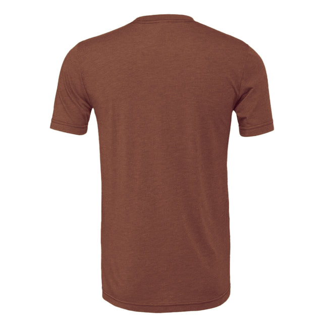 Heather Clay Brown - Back - Bella + Canvas Adults Unisex Heather CVC T-Shirt