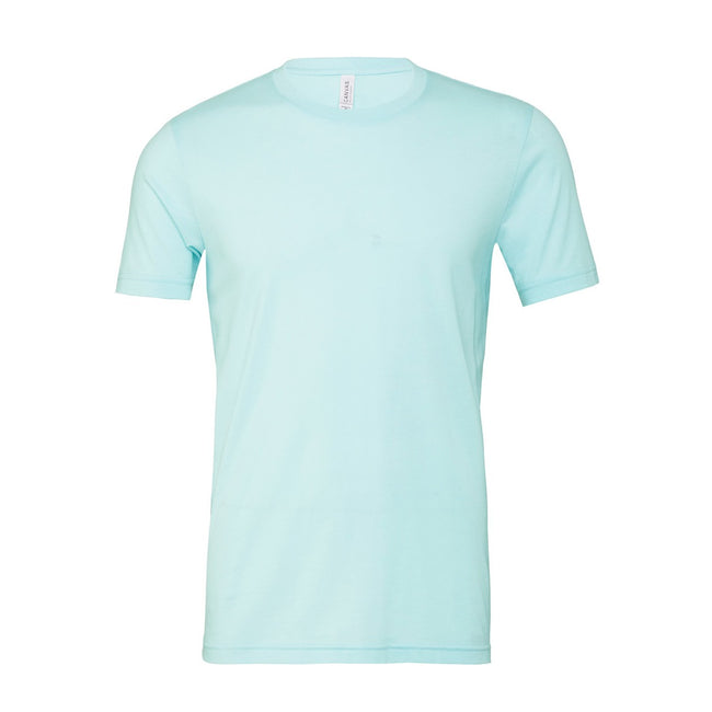 Heather Ice Blue - Front - Bella + Canvas Adults Unisex Heather CVC T-Shirt