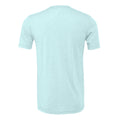 Heather Ice Blue - Back - Bella + Canvas Adults Unisex Heather CVC T-Shirt