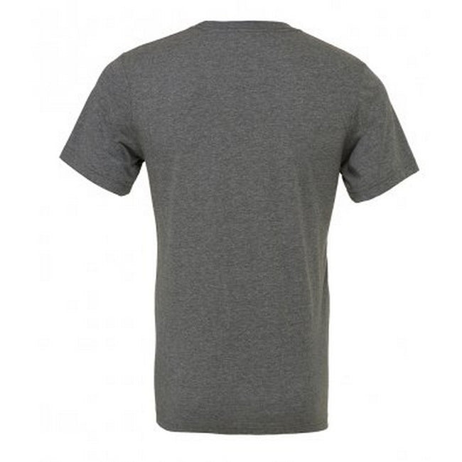 Deep Heather - Back - Bella + Canvas Adults Unisex Heather CVC T-Shirt