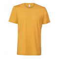 Heather Mustard - Front - Bella + Canvas Adults Unisex Heather CVC T-Shirt