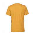 Heather Mustard - Back - Bella + Canvas Adults Unisex Heather CVC T-Shirt