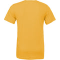 Heather Yellow Gold - Back - Bella + Canvas Adults Unisex Heather CVC T-Shirt