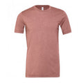 Heather Mauve - Front - Bella + Canvas Adults Unisex Heather CVC T-Shirt
