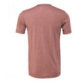 Heather Mauve - Back - Bella + Canvas Adults Unisex Heather CVC T-Shirt