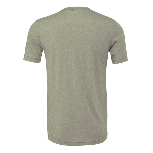 Heather Stone - Back - Bella + Canvas Adults Unisex Heather CVC T-Shirt