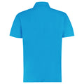 Turquoise - Back - Kustom Kit Mens Regular Fit Workforce Pique Polo Shirt