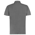 Dark Grey Marl - Back - Kustom Kit Mens Regular Fit Workforce Pique Polo Shirt