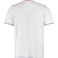 White-Red-Royal Blue - Back - Kustom Kit Mens Fashion Fit Tipped T-Shirt