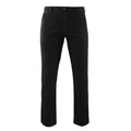 Black - Front - Brook Taverner Mens Miami Slim Fit Chino Trousers