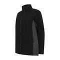 Black-Charcoal - Lifestyle - Henbury Adults Unisex Contrast Soft Shell Jacket