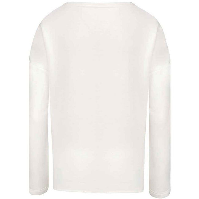 Off White - Back - Kariban Womens-Ladies Oversized Sweatshirt