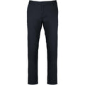 Dark Navy - Front - Kariban Mens Chino Trousers