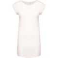 Off White - Front - Kariban Womens-Ladies T-Shirt Dress