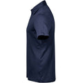 Navy - Back - Tee Jays Mens Pima Cotton Interlock Polo Shirt