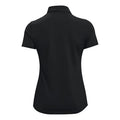 Black - Back - Tee Jays Womens-Ladies Heavy Cotton Pique Polo Shirt