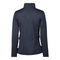 Navy Melange - Back - Tee Jays Womens-Ladies Knitted Outdoor Fleece Jacket