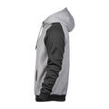 Heather Grey-Dark Grey - Lifestyle - Tee Jays Mens Two Tone Raglan Hooded Sweatshirt