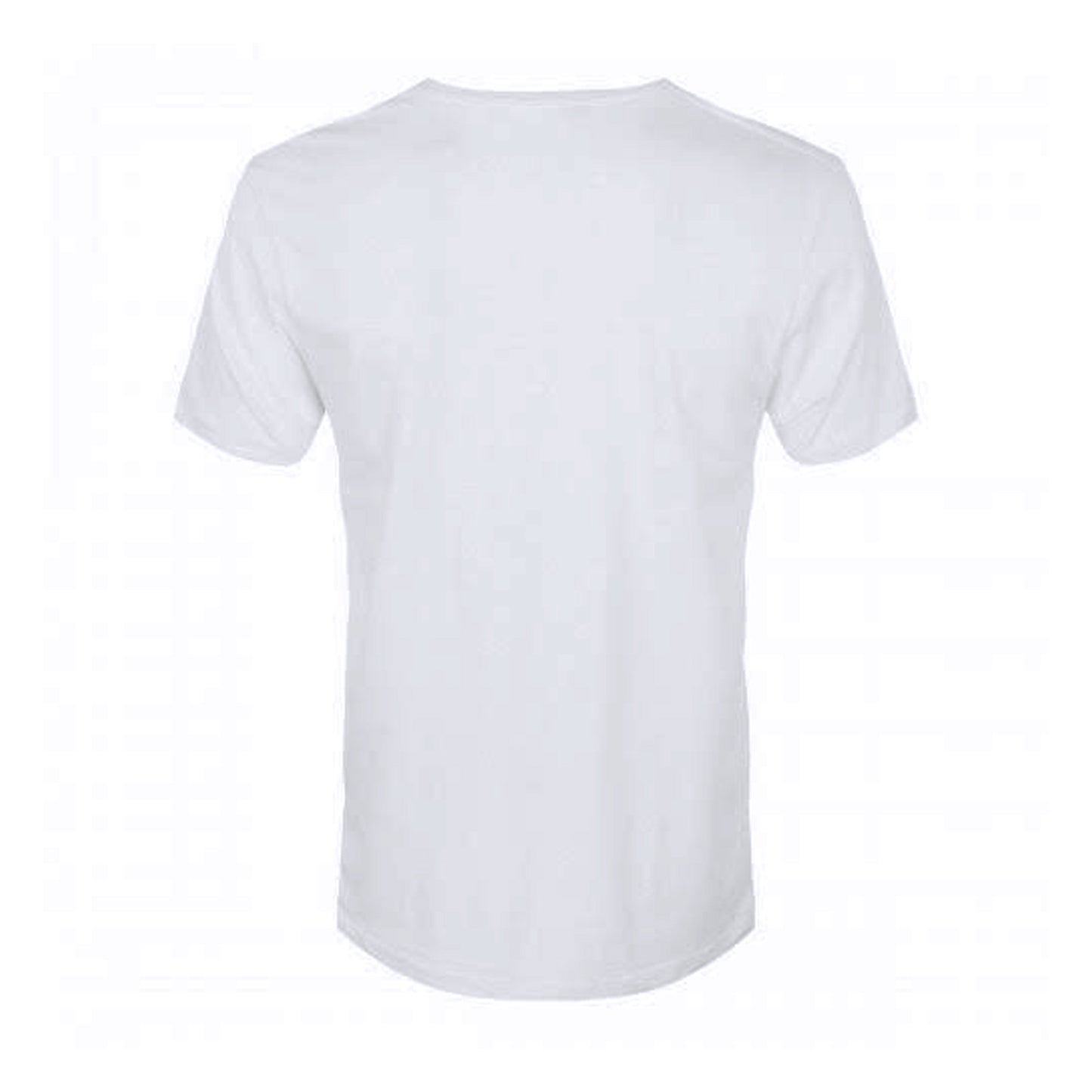 White - Back - Tee Jays Mens Roll-Up T-Shirt