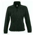 Forest Green - Front - SOLS Womens-Ladies North Full Zip Fleece Jacket