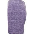 Purple Marl - Side - Tombo Womens-Ladies Seamless Shorts