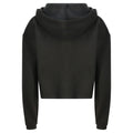 Jet Black - Back - AWDis Just Hoods Womens-Ladies Girlie Cropped Hoodie