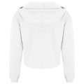 Arctic White - Back - AWDis Just Hoods Womens-Ladies Girlie Cropped Hoodie