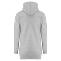 Heather Grey - Back - AWDis Girlie Womens-Ladies Hoodie Dress
