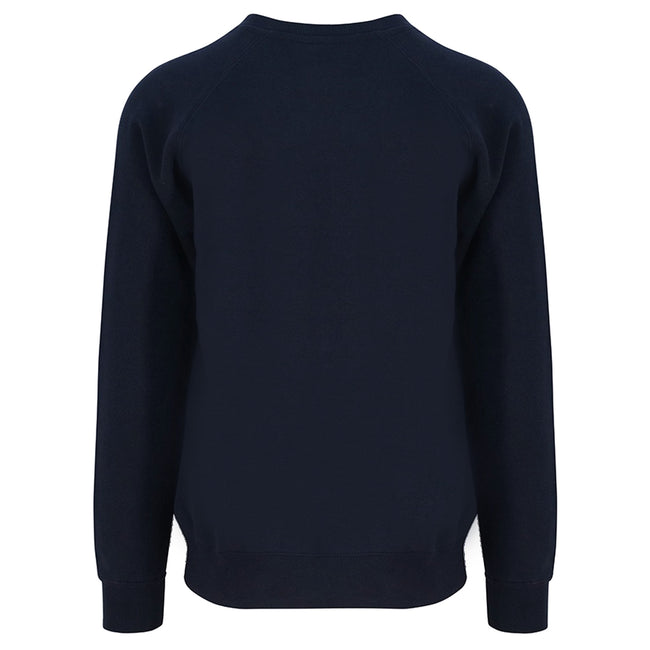 New French Navy - Back - AWDis Just Hoods Mens Graduate Heavyweight Sweatshirt
