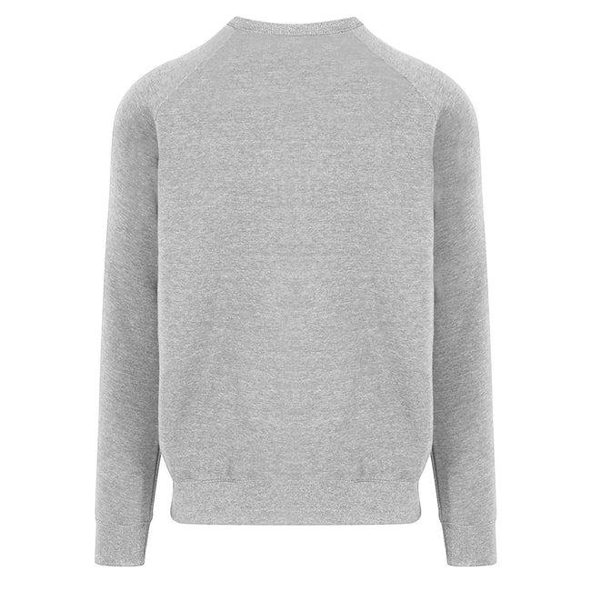 Heather Grey - Back - AWDis Just Hoods Mens Graduate Heavyweight Sweatshirt