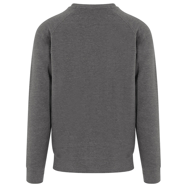 Charcoal - Back - AWDis Just Hoods Mens Graduate Heavyweight Sweatshirt