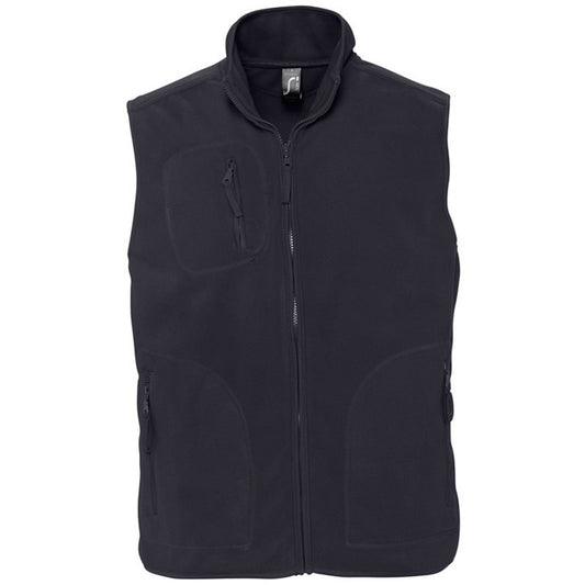Charcoal - Front - SOLS Norway Unisex Anti-Pill Fleece Bodywarmer - Gilet