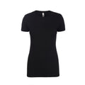 Black - Front - Next Level Womens-Ladies CVC T-Shirt
