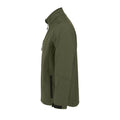 Dark Green - Side - SOLS Mens Relax Soft Shell Jacket (Breathable, Windproof And Water Resistant)