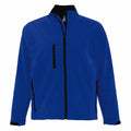 Royal Blue - Front - SOLS Mens Relax Soft Shell Jacket (Breathable, Windproof And Water Resistant)