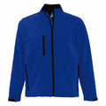 Royal Blue - Front - SOLS Mens Relax Soft Shell Jacket (Breathable, Windproof And Water Resistant)