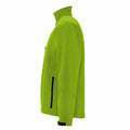 Absinth Green - Side - SOLS Mens Relax Soft Shell Jacket (Breathable, Windproof And Water Resistant)