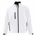 White - Front - SOLS Mens Relax Soft Shell Jacket (Breathable, Windproof And Water Resistant)