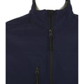 Abyss Blue - Side - SOLS Mens Relax Soft Shell Jacket (Breathable, Windproof And Water Resistant)