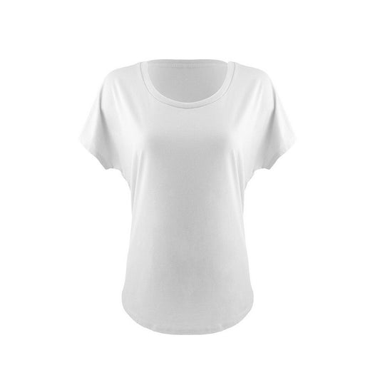 White - Front - Next Level Womens-Ladies Ideal Dolman T-Shirt